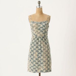 Anthropologie Moulinette Soeurs Sangatte Silk Dress with Pockets
